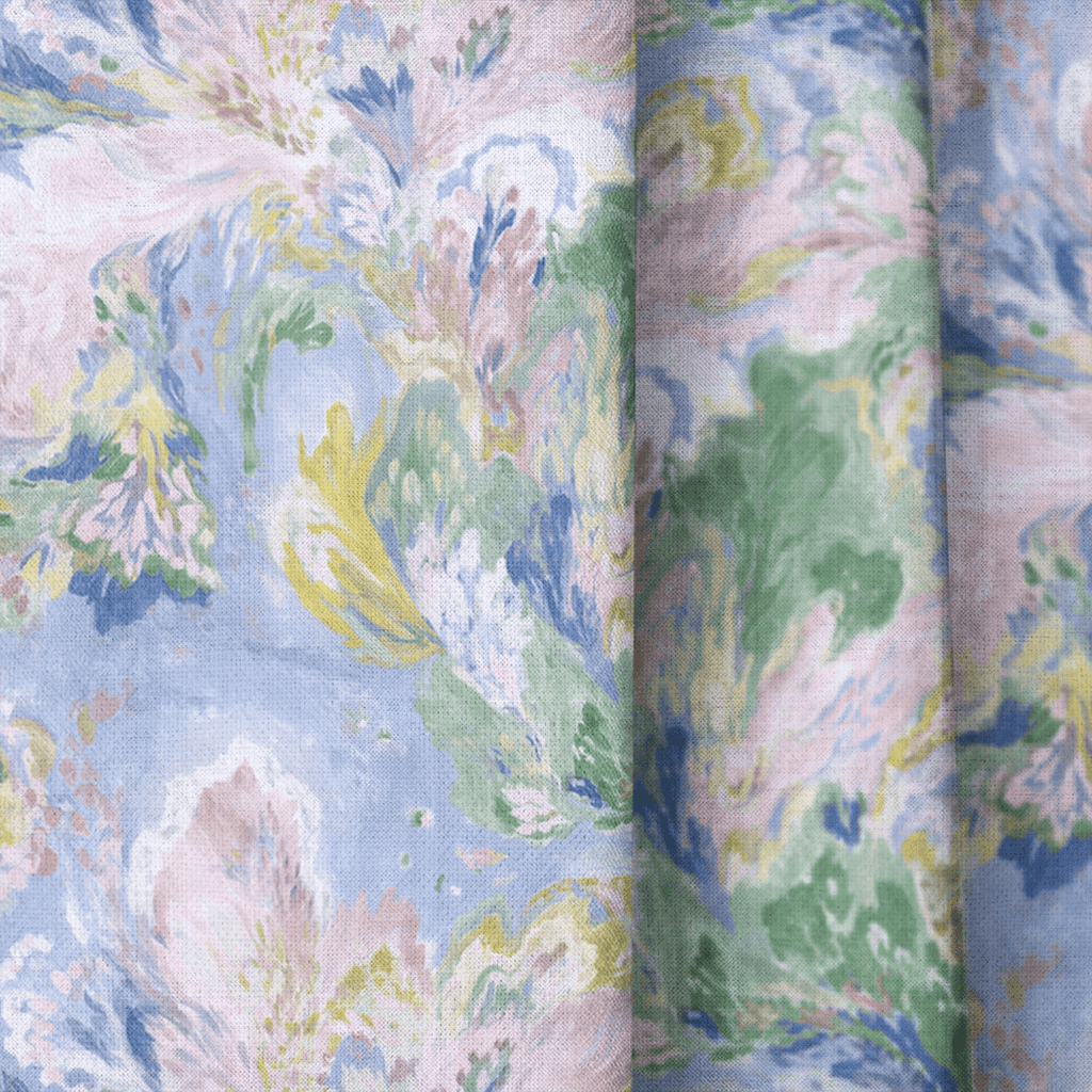 Abstract Aster - Curtain Panel - The Drapery