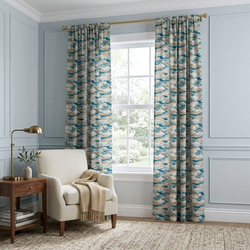 Abstract Lines - Curtain Panel - The Drapery