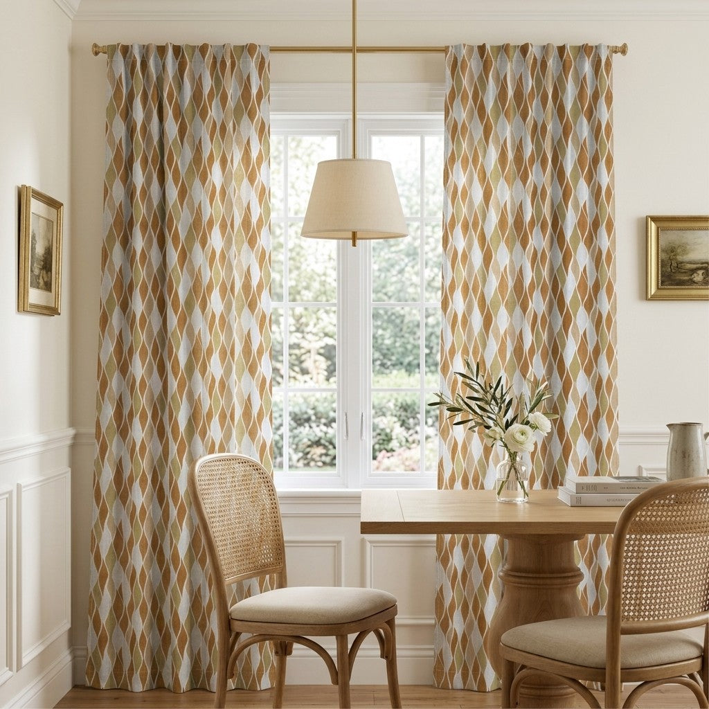 Caspian - Curtain Panel - Breakfast Nook