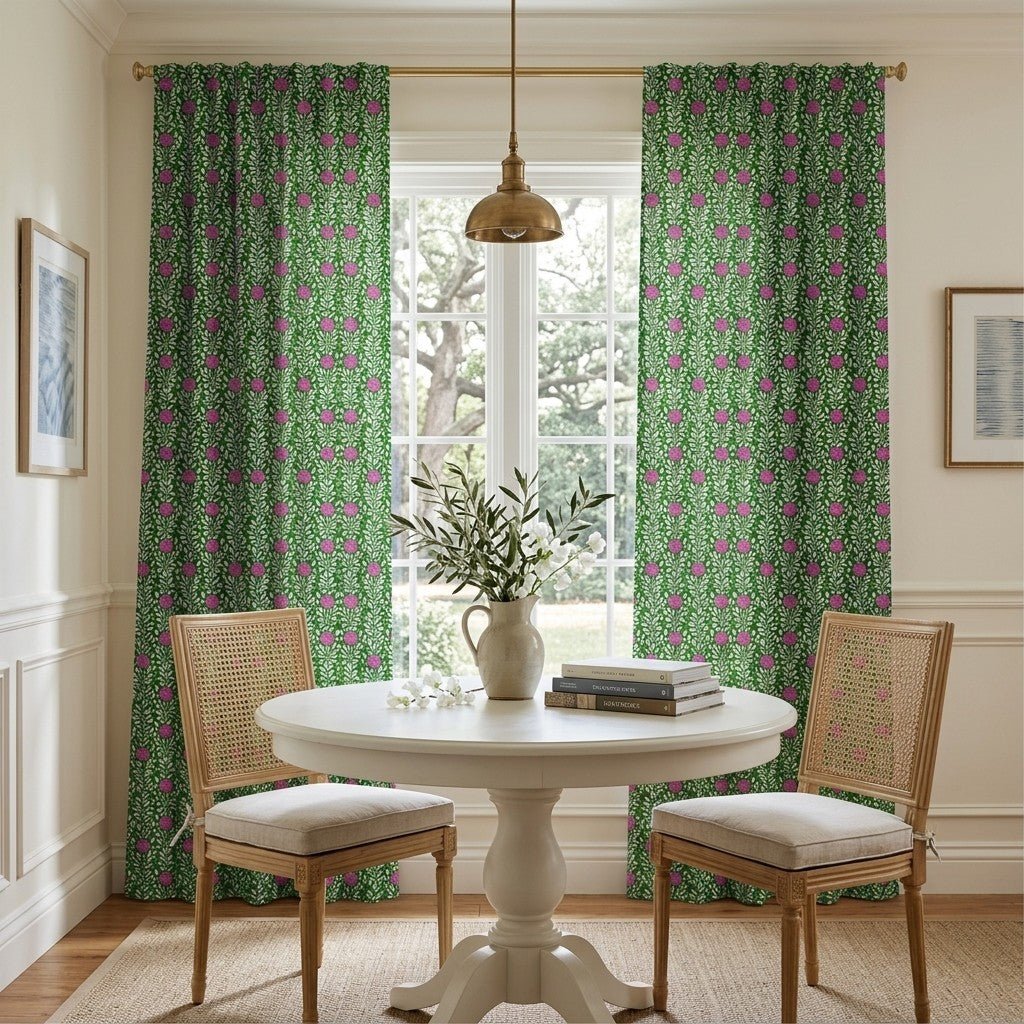 Adair Garden - Curtain Panel - The Drapery