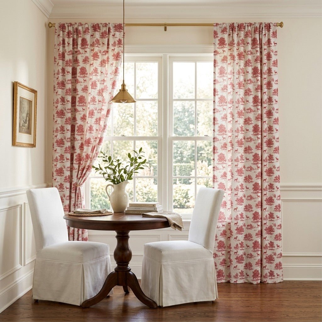 Adalyn Toile - Curtain Panel - The Drapery