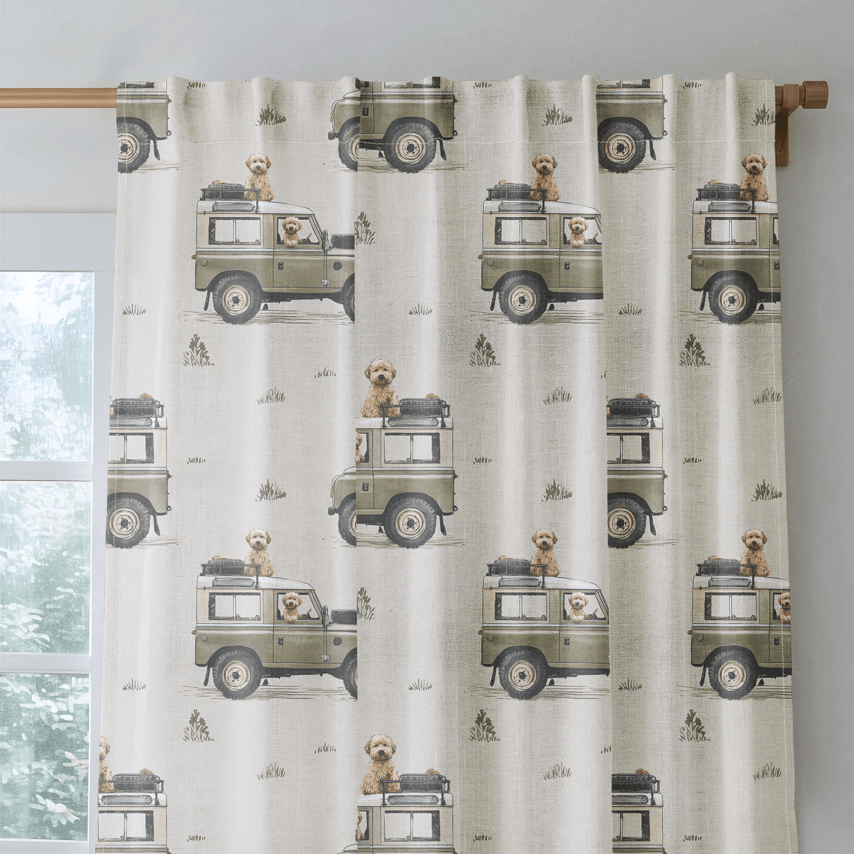 Adventure Wagon - Curtain Panel - The Drapery
