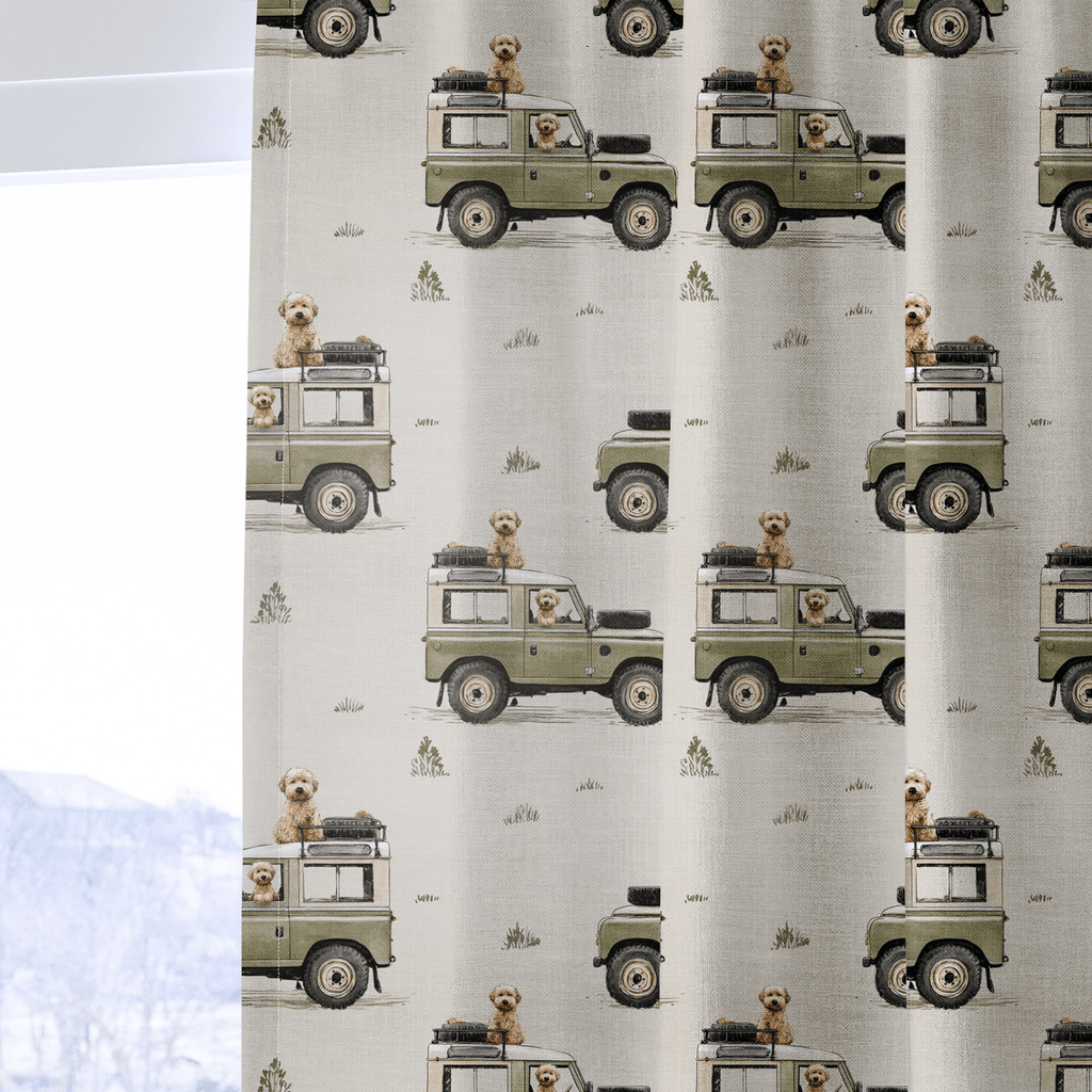 Adventure Wagon - Curtain Panel - The Drapery