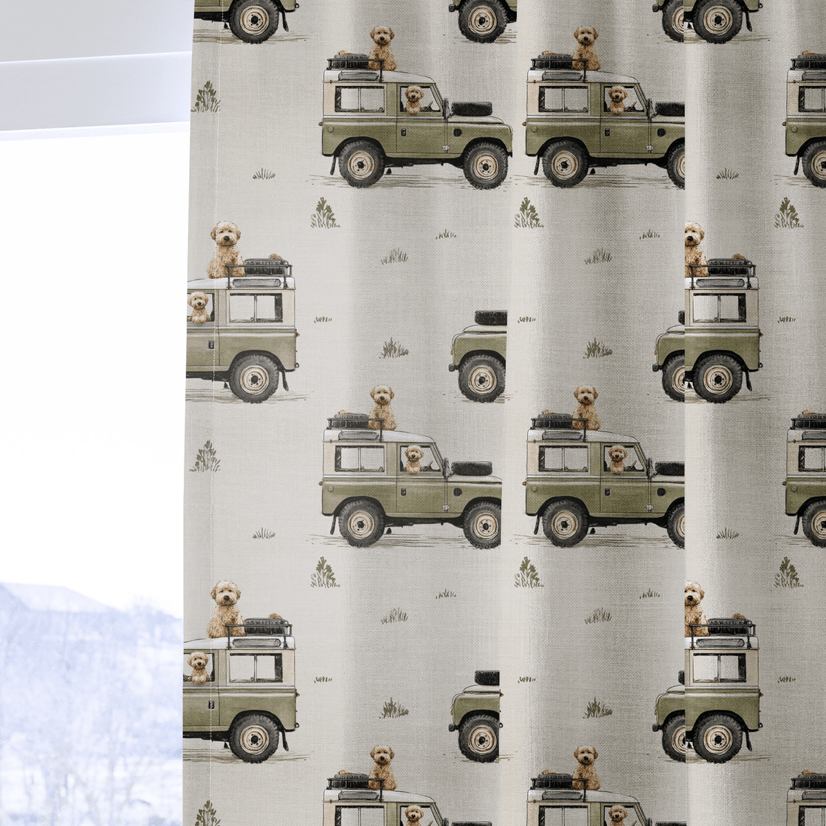 Adventure Wagon - Curtain Panel - The Drapery