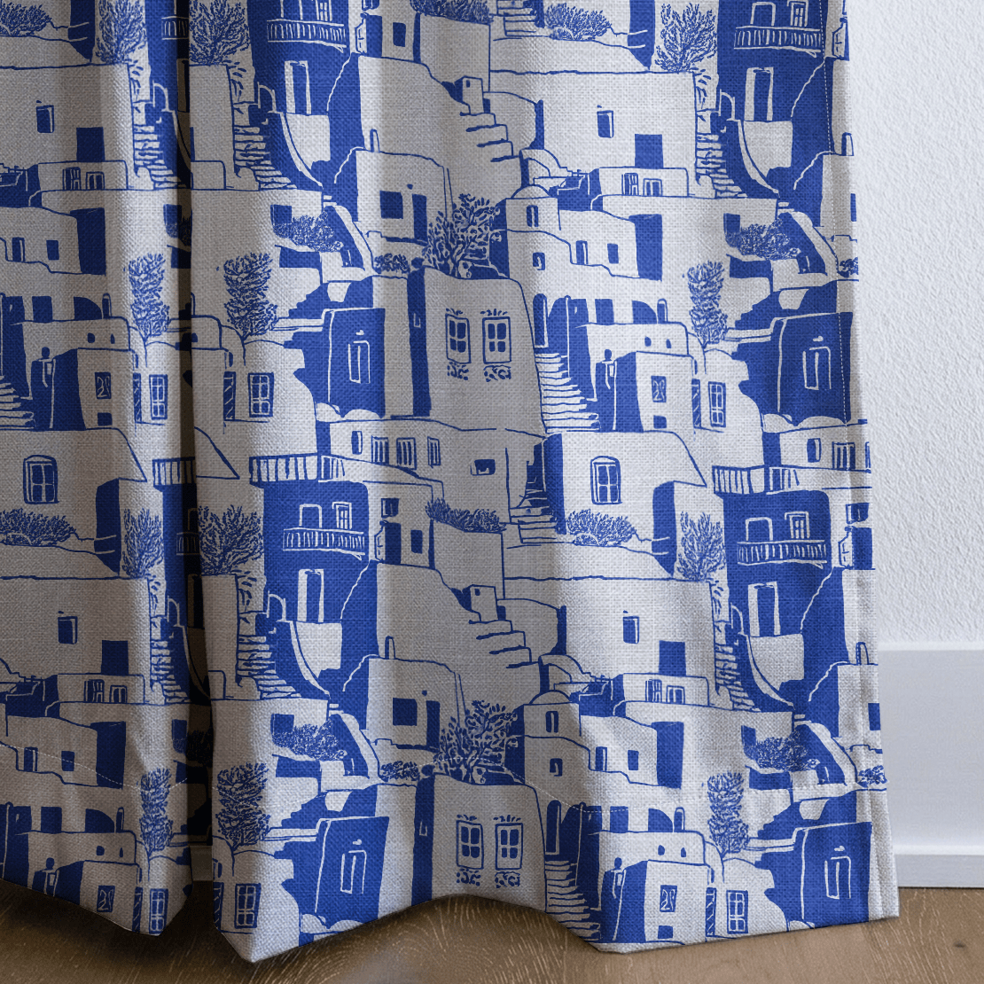 Aegean Isle - Curtain Panel - The Drapery
