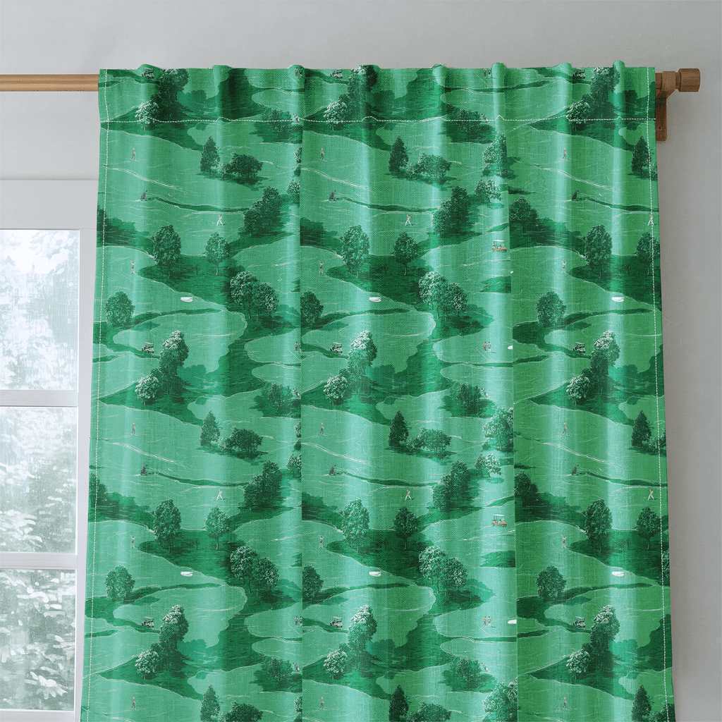 Afternoon Tee Time - Curtain Panel - The Drapery