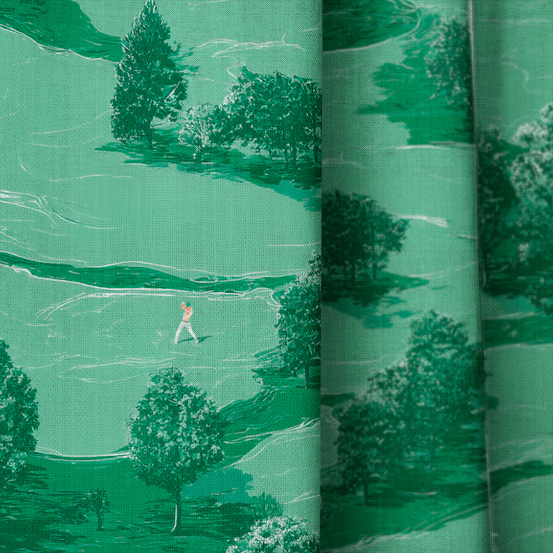 Afternoon Tee Time - Curtain Panel - The Drapery