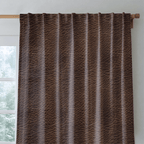 Aged Saddle - Curtain Panel - The Drapery