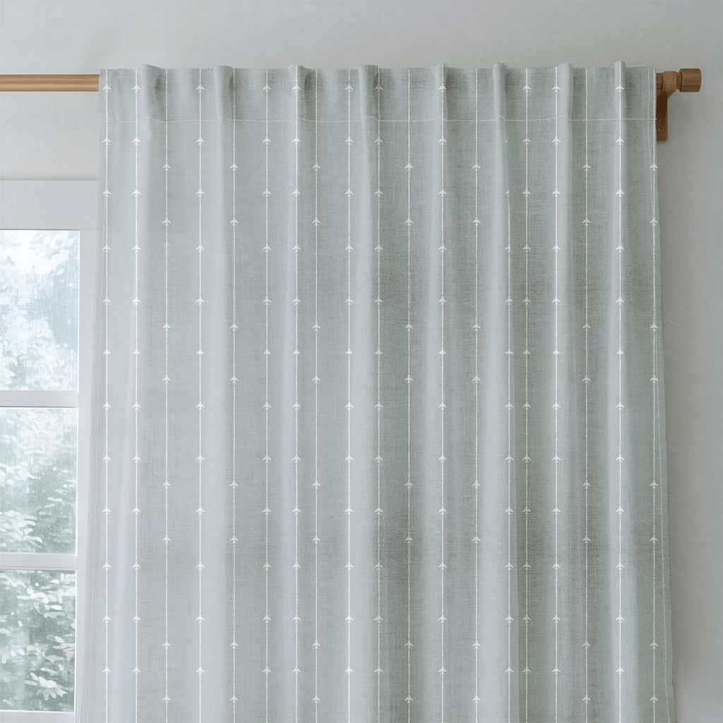 Airplane Stripes - Curtain Panel - The Drapery