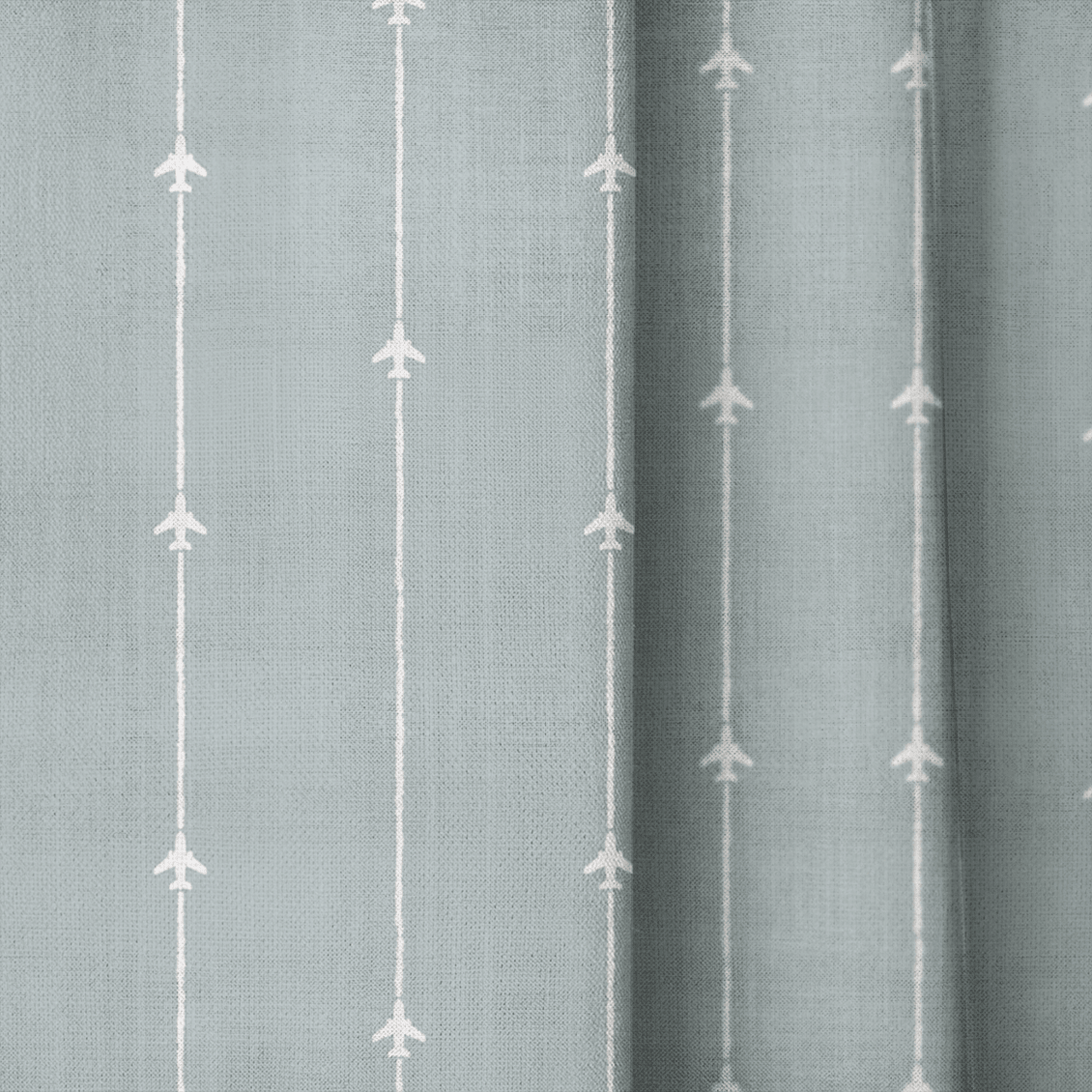 Airplane Stripes - Curtain Panel - The Drapery
