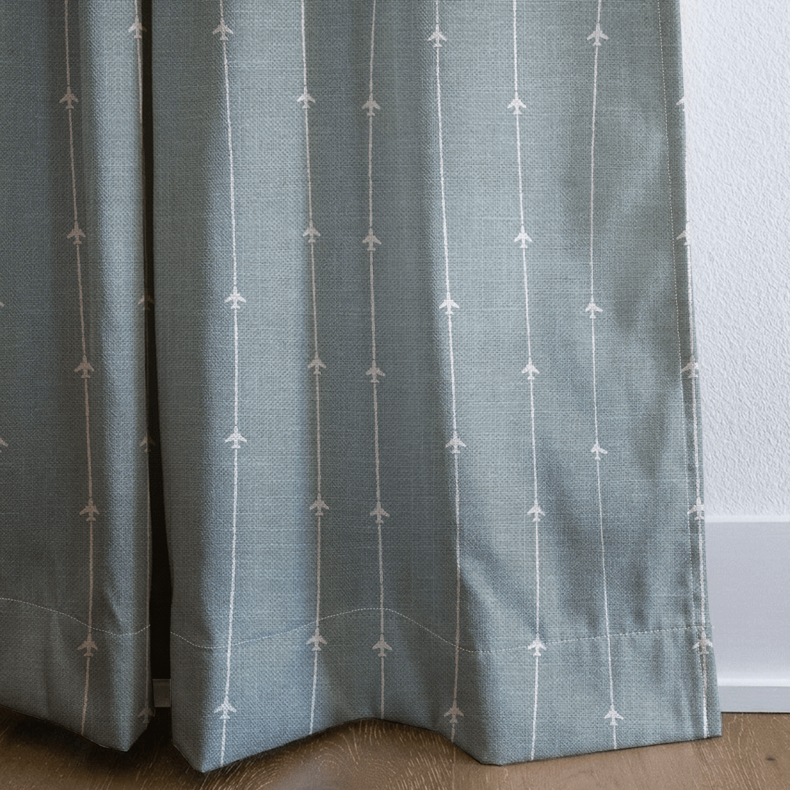 Airplane Stripes - Curtain Panel - The Drapery
