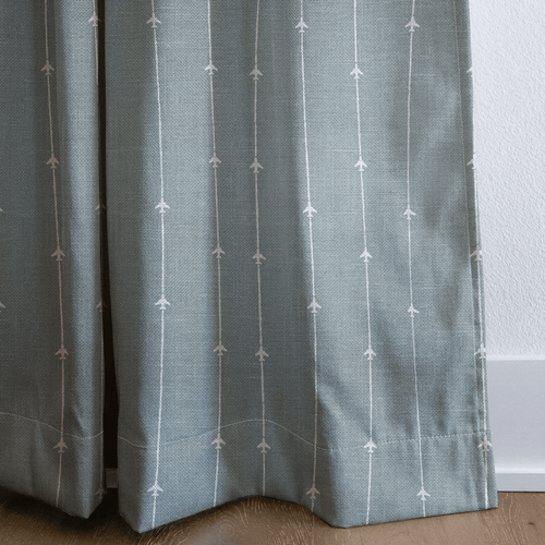 Airplane Stripes - Curtain Panel - The Drapery