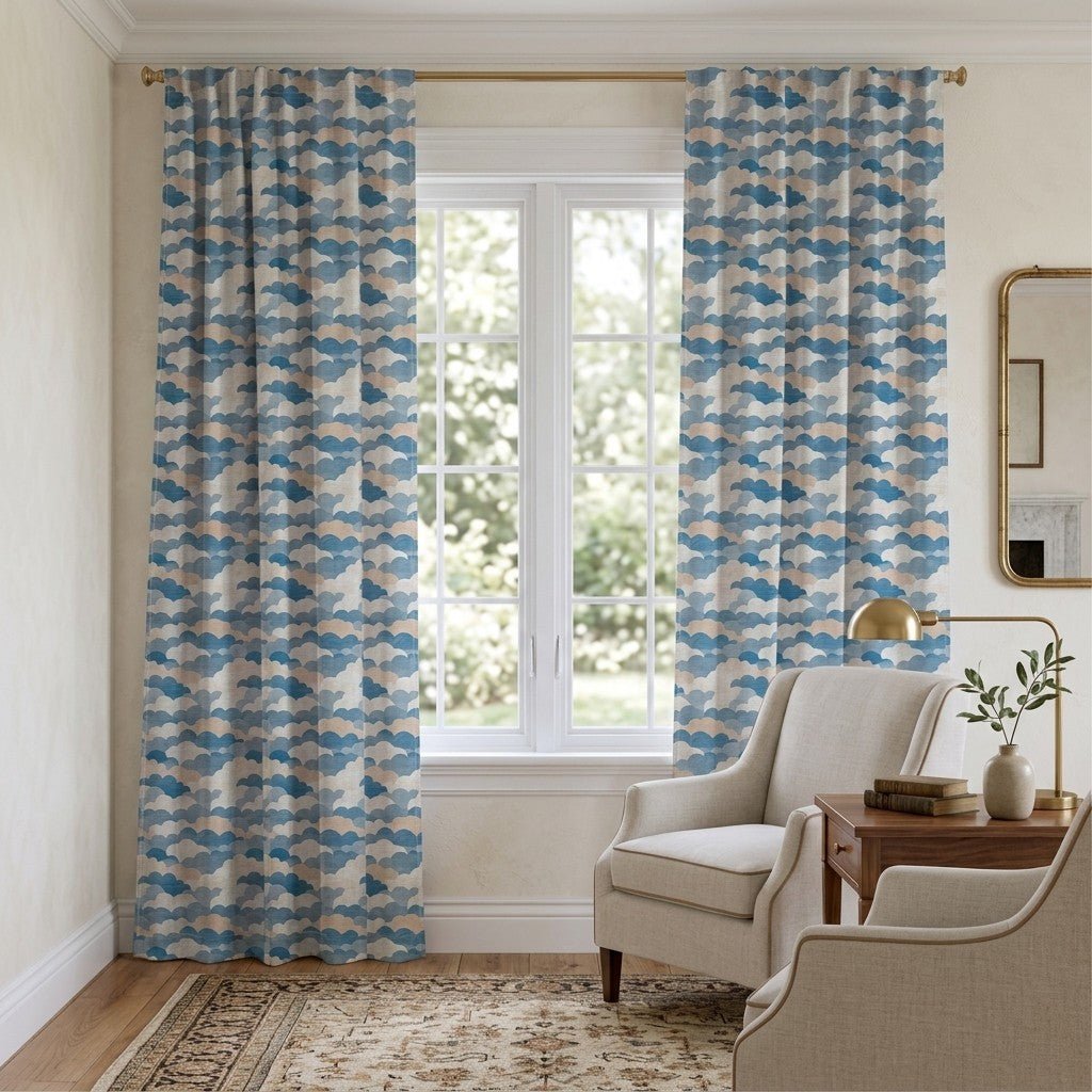 Aldric Clouds - Curtain Panel - The Drapery