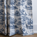 Alexandra Toile - Curtain Panel - The Drapery