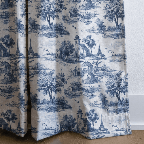 Alexandra Toile - Curtain Panel - The Drapery