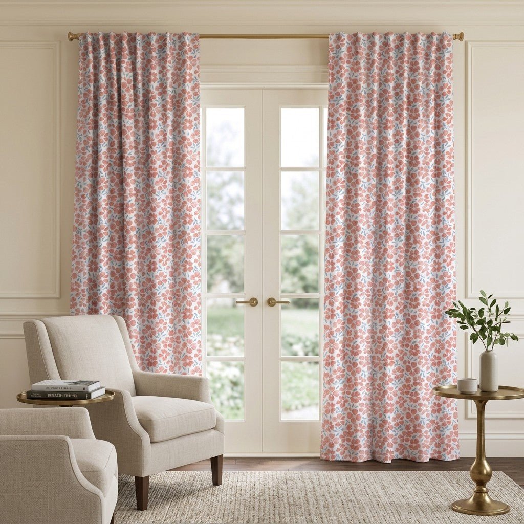 Alistona Floral - Curtain Panel - The Drapery
