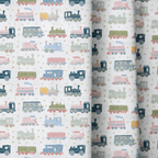 All Aboard - Curtain Panel - The Drapery