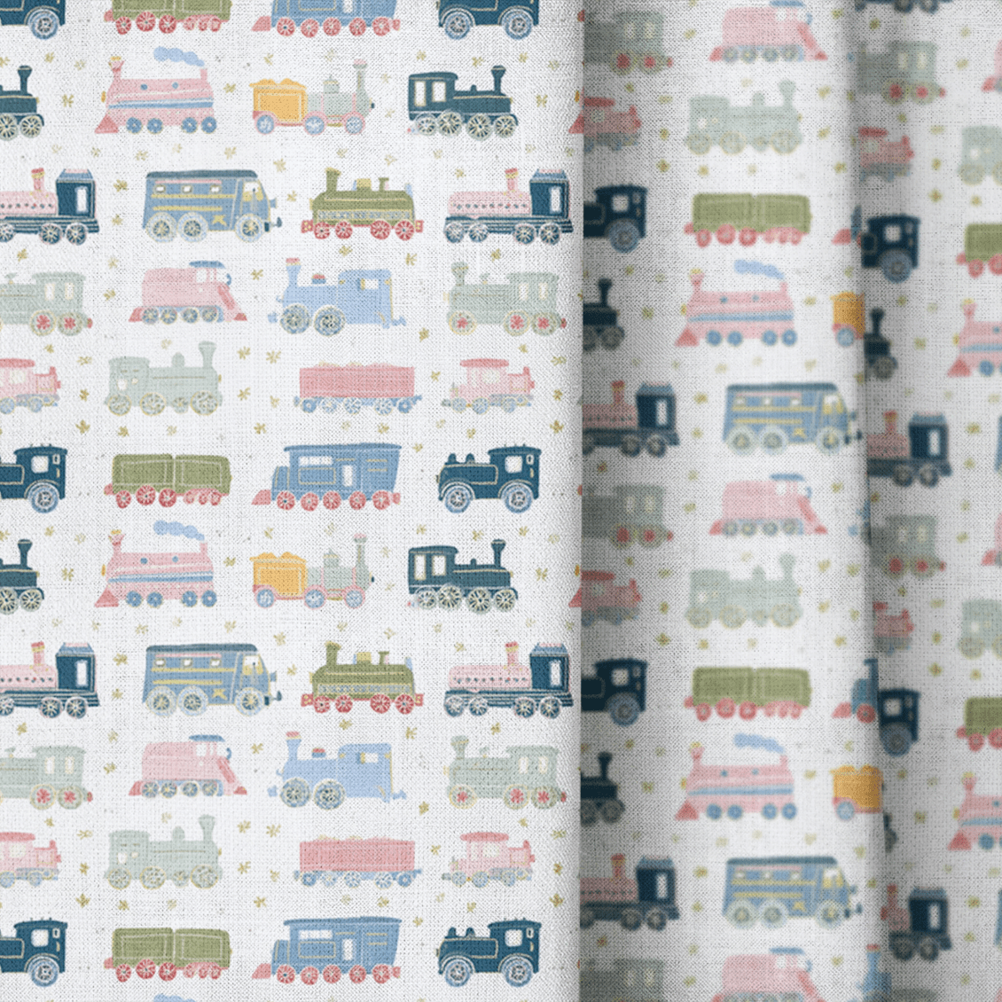 All Aboard - Curtain Panel - The Drapery