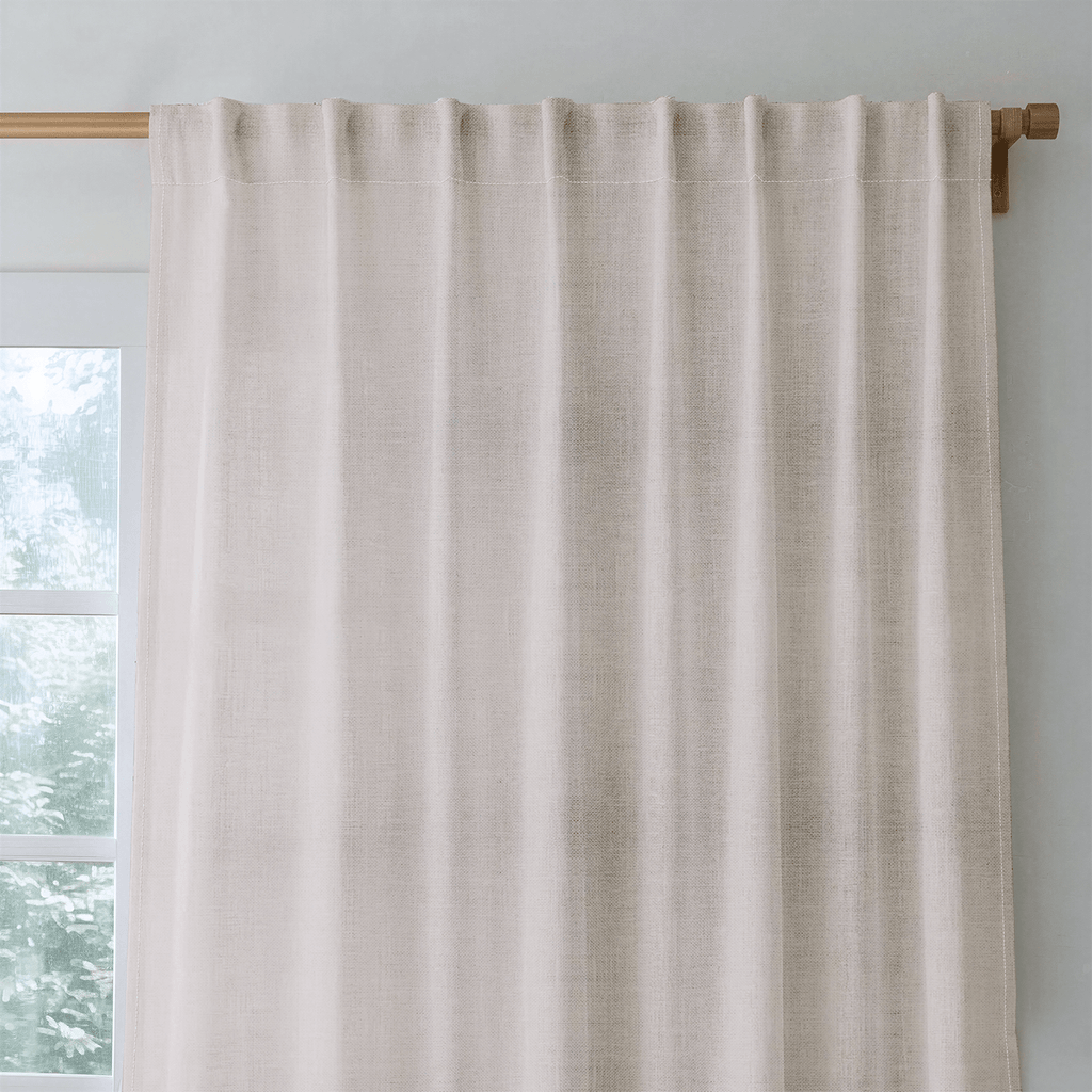 Almond - Curtain Panel - The Drapery