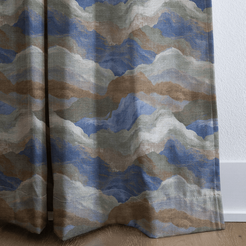 Alpine Sketch - Curtain Panel - The Drapery