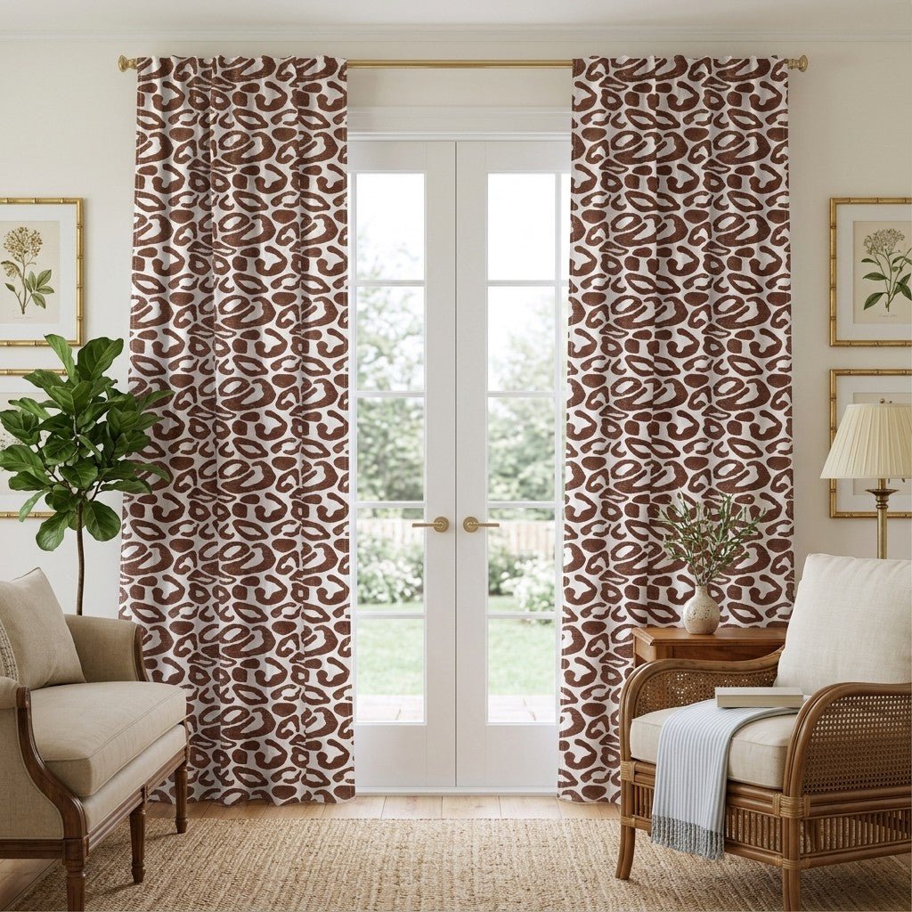 Aman Leopard - Curtain Panel - The Drapery