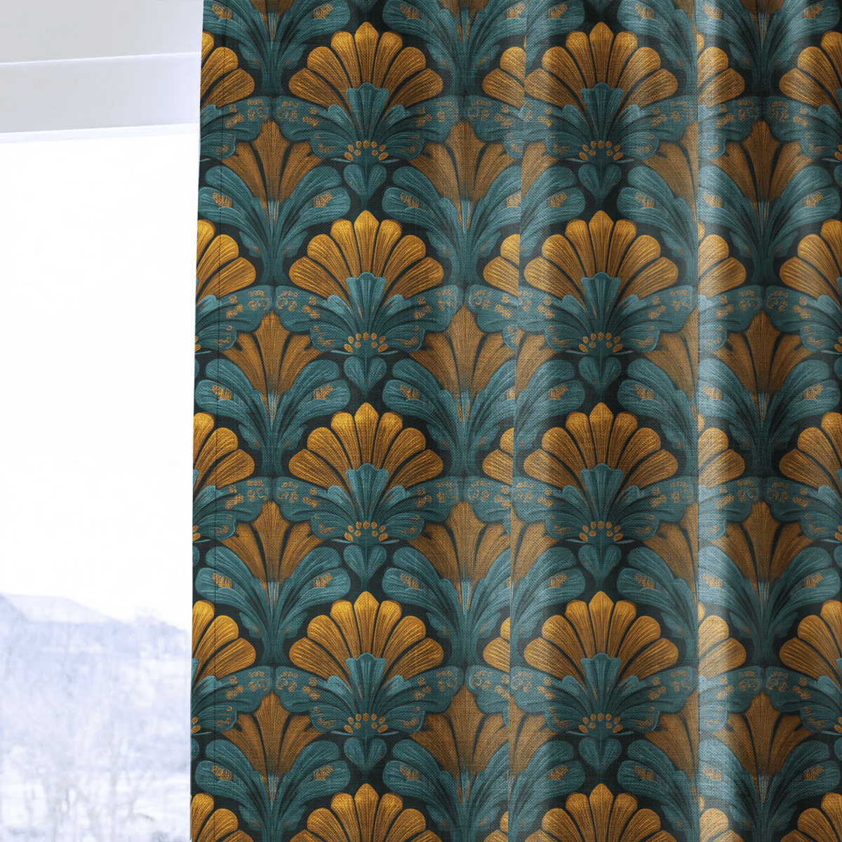 Amberhall Bloom - Curtain Panel - The Drapery
