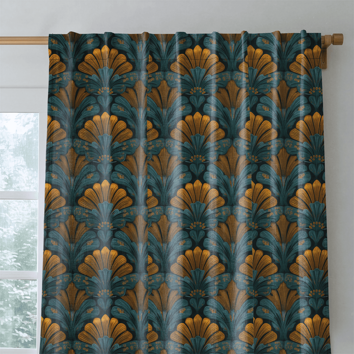 Amberhall Bloom - Curtain Panel - The Drapery