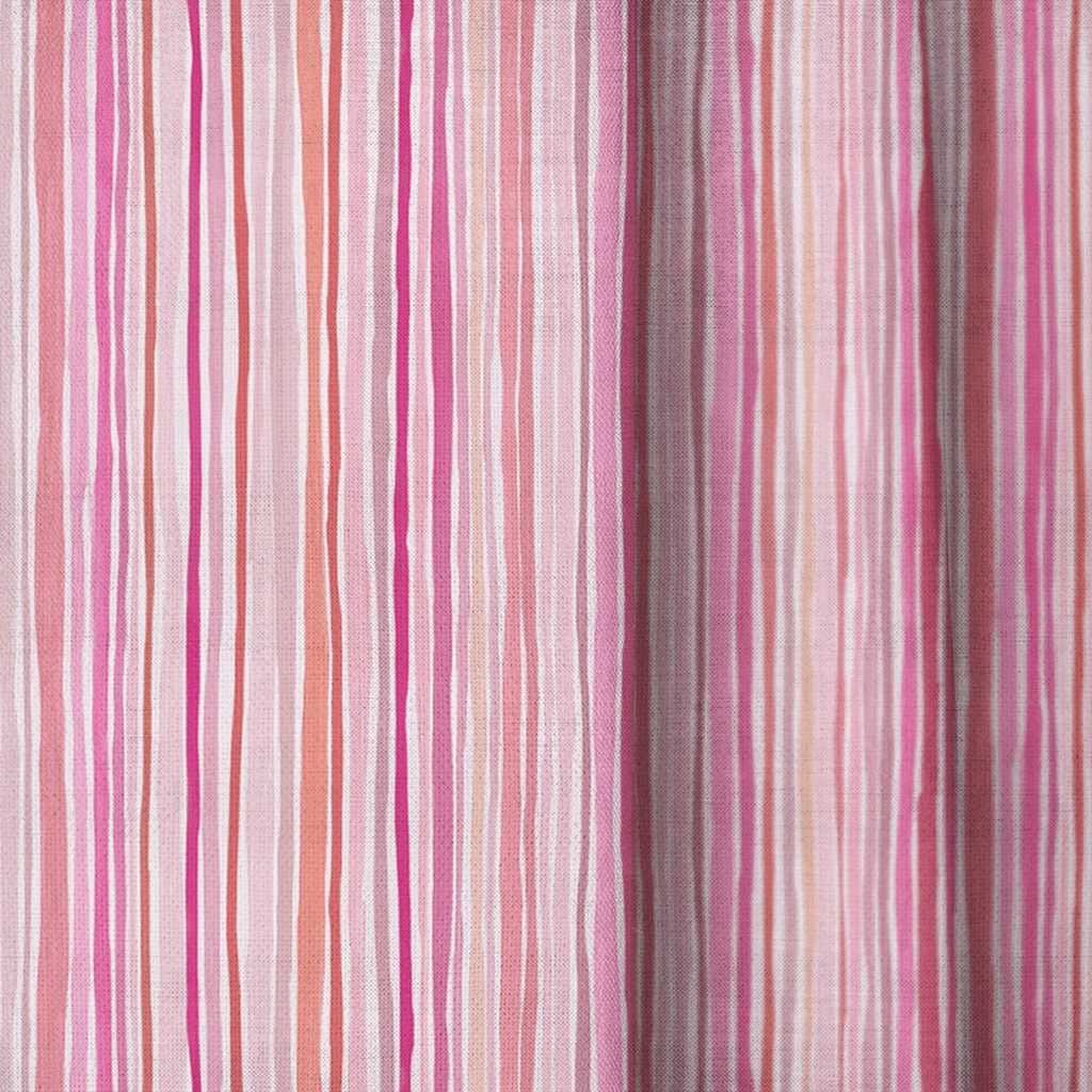 Amoret Stripes - Curtain Panel - The Drapery
