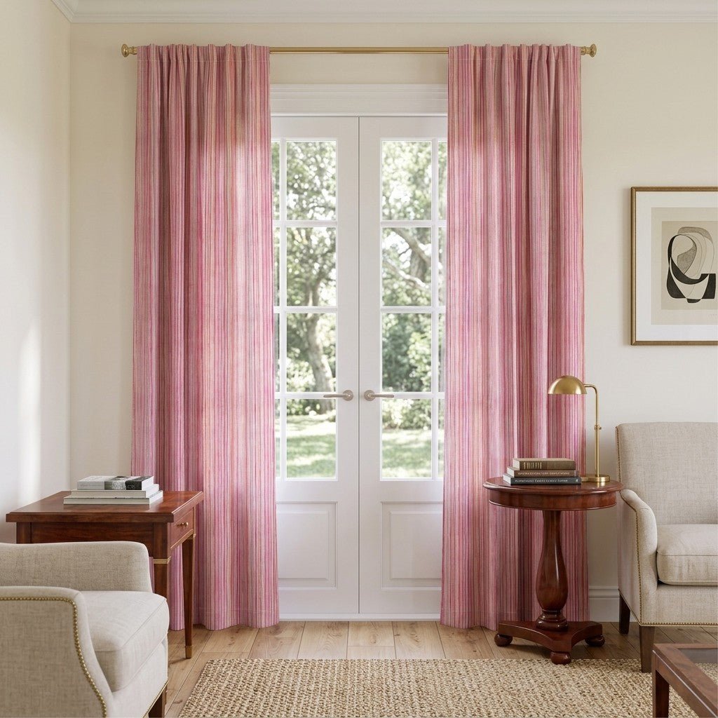 Amoret Stripes - Curtain Panel - The Drapery