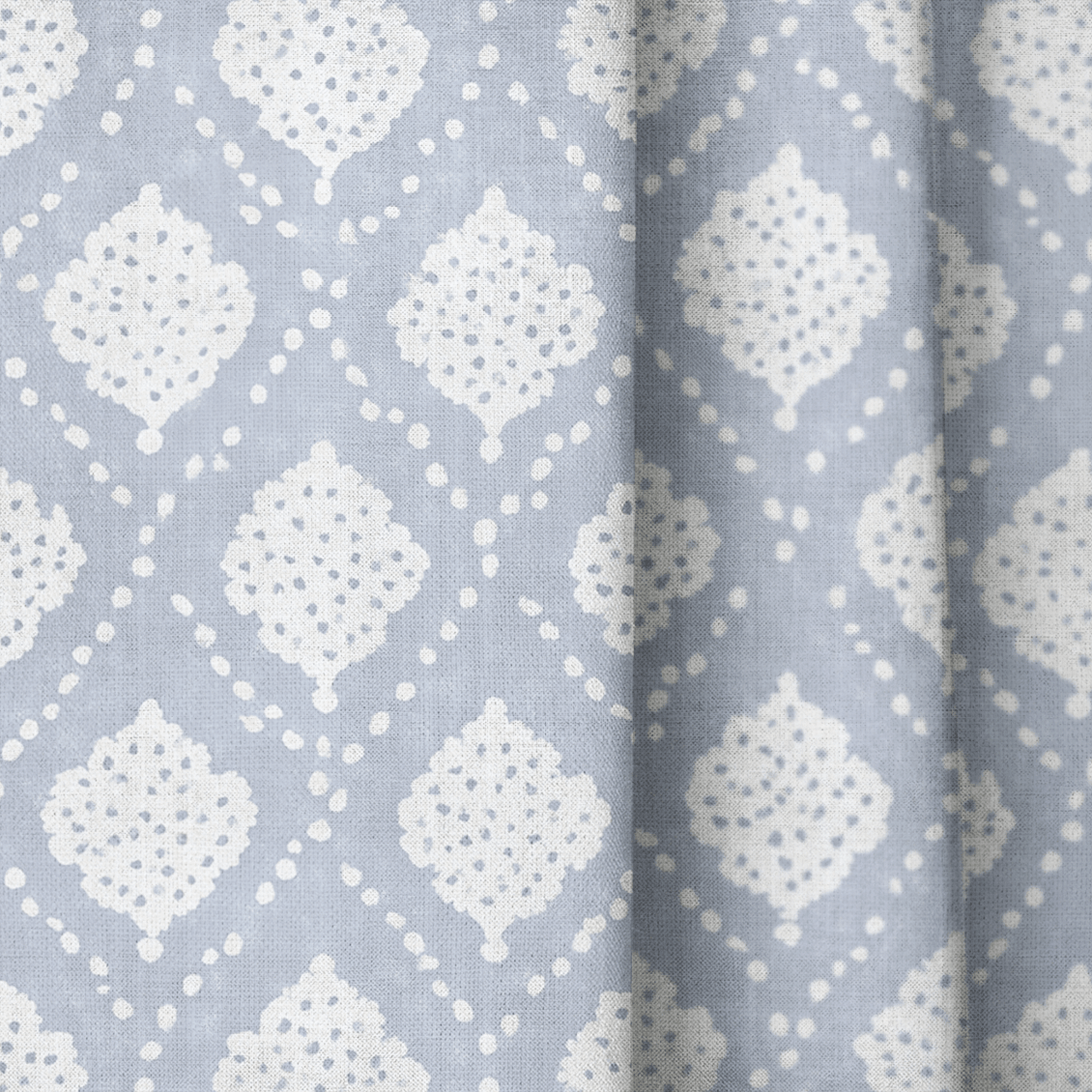Anderson Blue - Curtain Panel - The Drapery