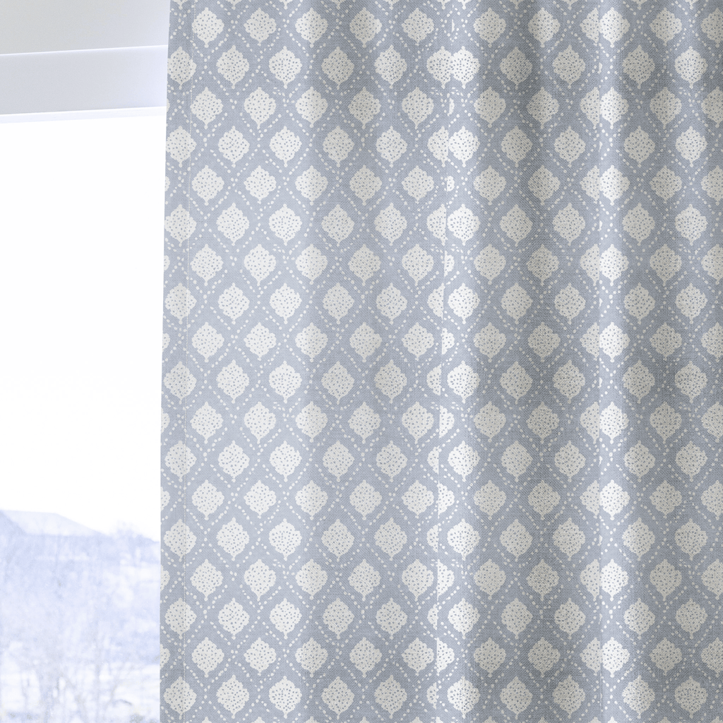 Anderson Blue - Curtain Panel - The Drapery