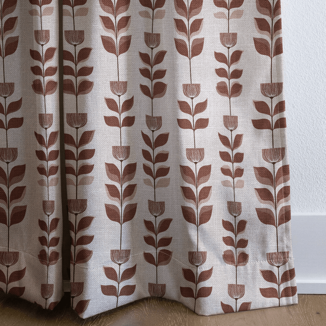 Andrew Floral - Curtain Panel - The Drapery