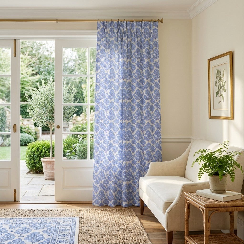 AnnaKatherine Blue - Curtain Panel - The Drapery
