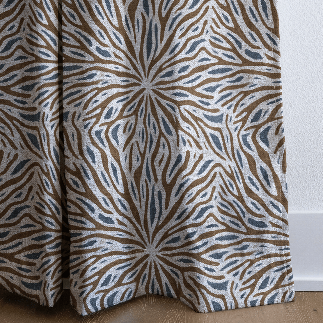 Anneliese Bloom - Curtain Panel - The Drapery