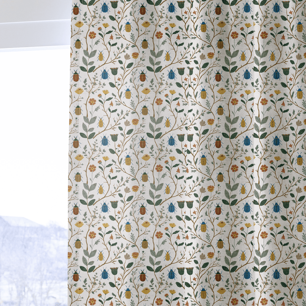 Antique Carapace - Curtain Panel - The Drapery