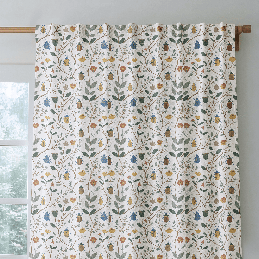 Antique Carapace - Curtain Panel - The Drapery