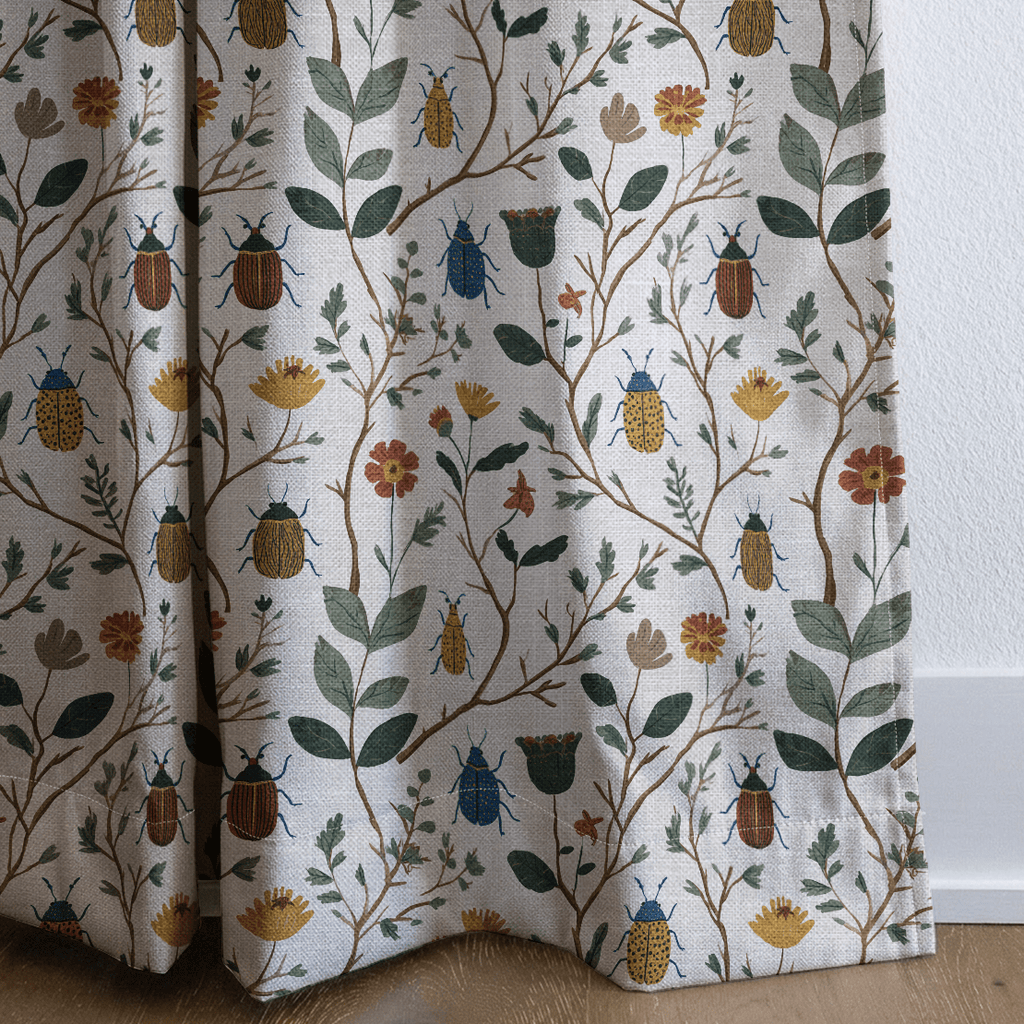 Antique Carapace - Curtain Panel - The Drapery