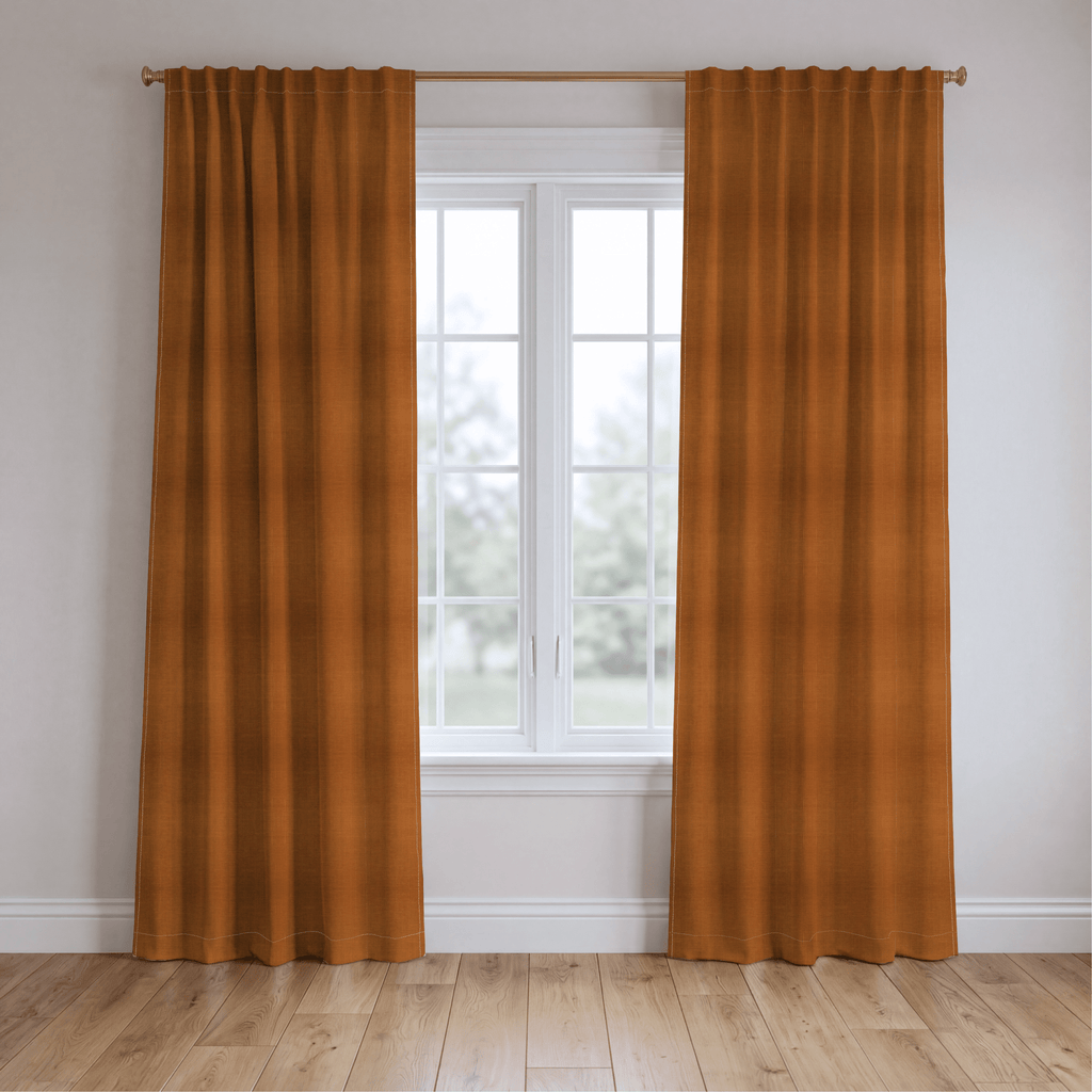 Apricot - Curtain Panel - The Drapery