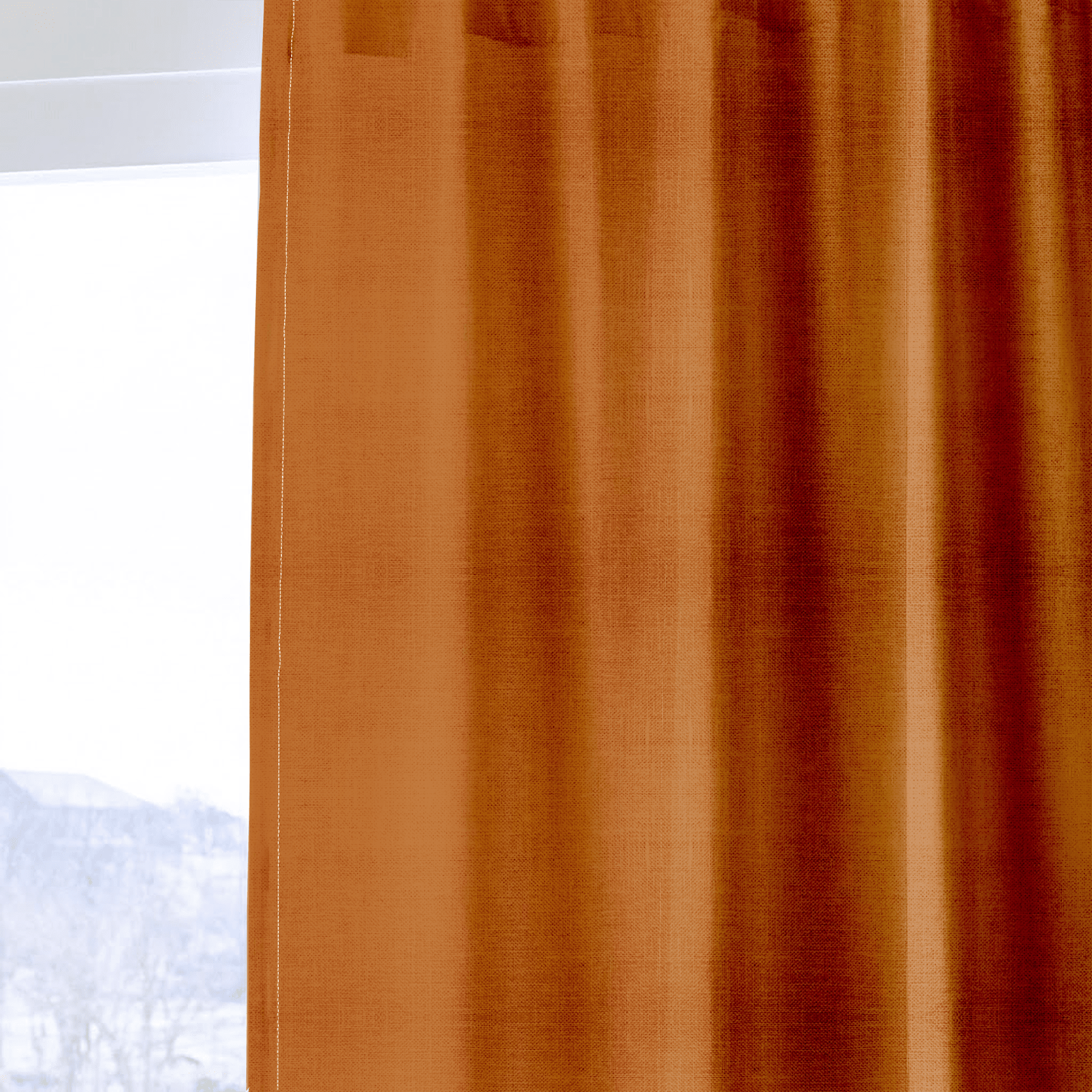 Apricot - Curtain Panel - The Drapery
