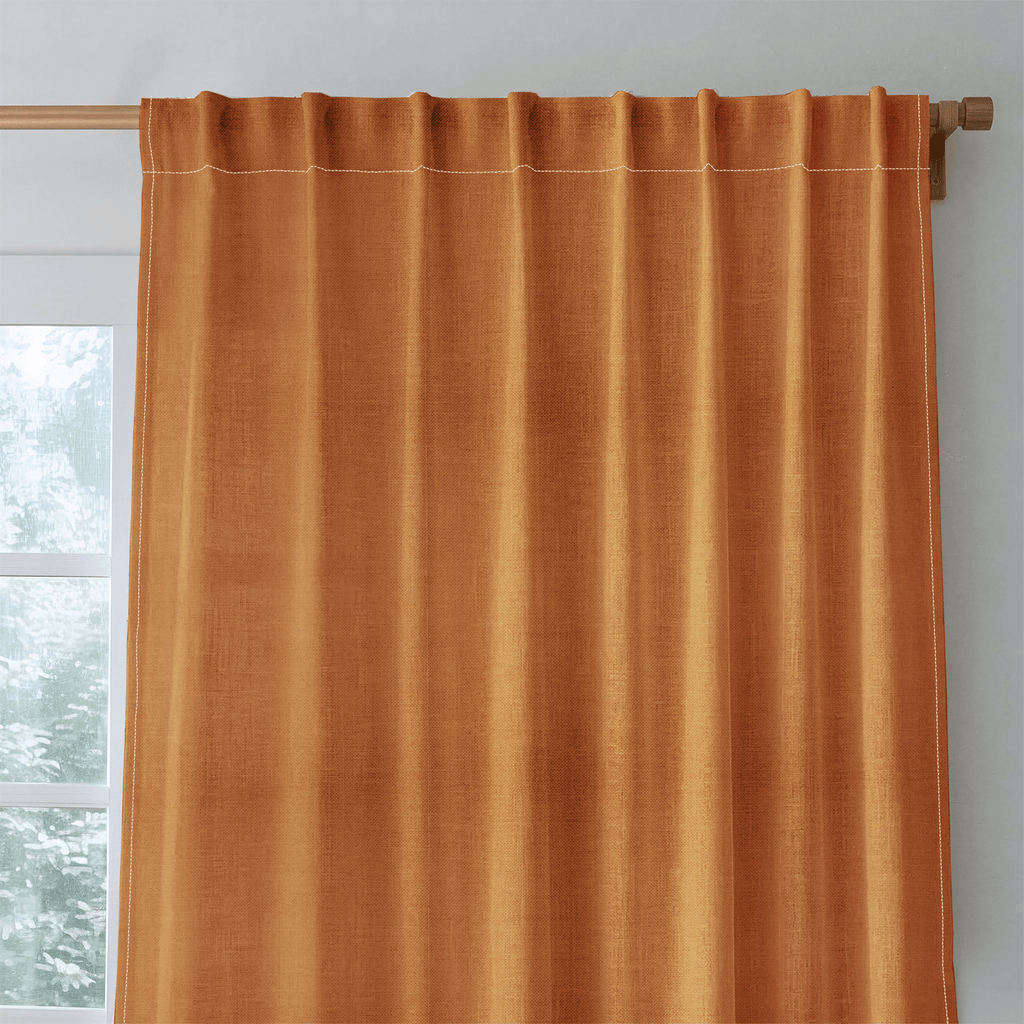 Apricot - Curtain Panel - The Drapery