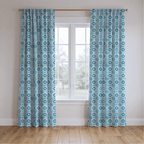 Aqua - Curtain Panel - The Drapery