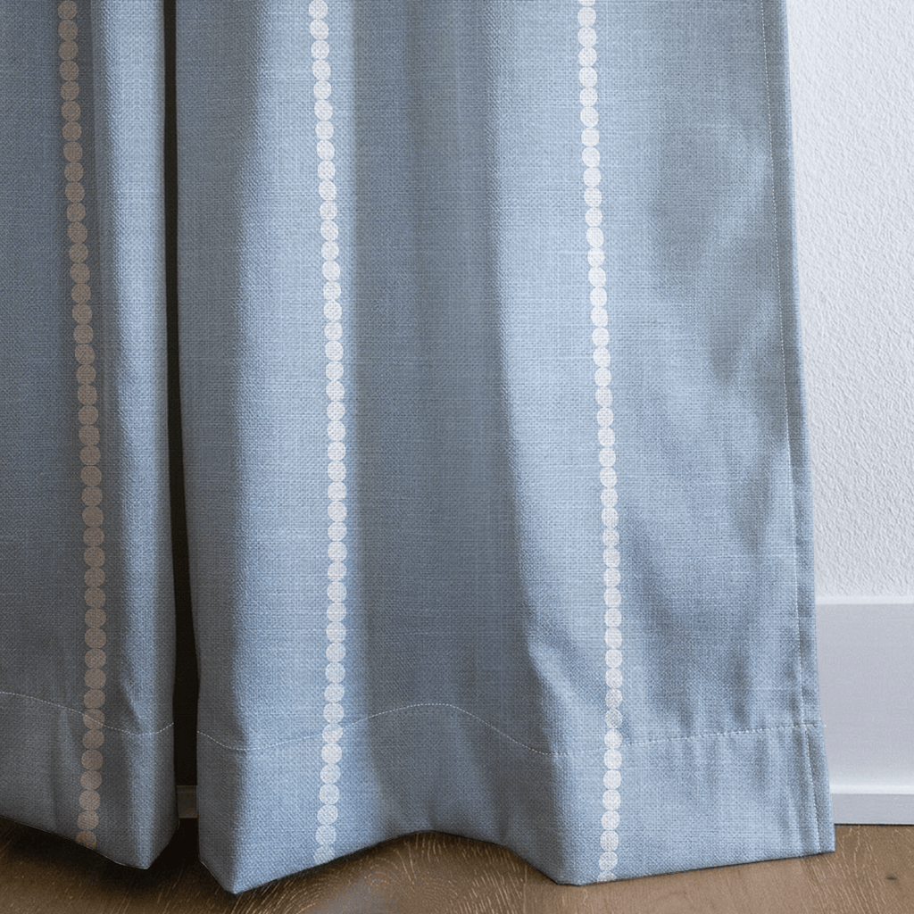 Araminta Blue - Curtain Panel - The Drapery