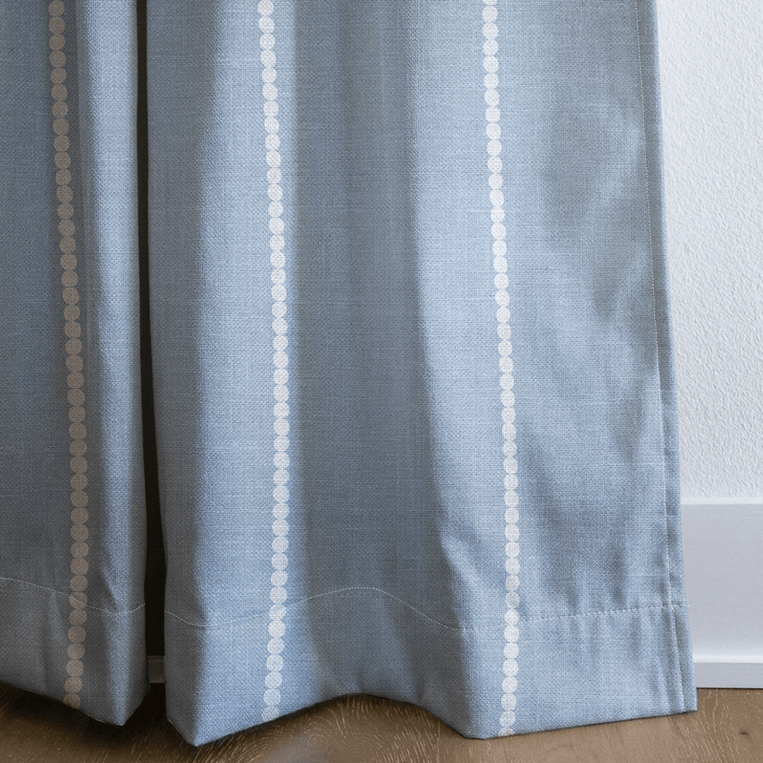 Araminta Blue - Curtain Panel - The Drapery