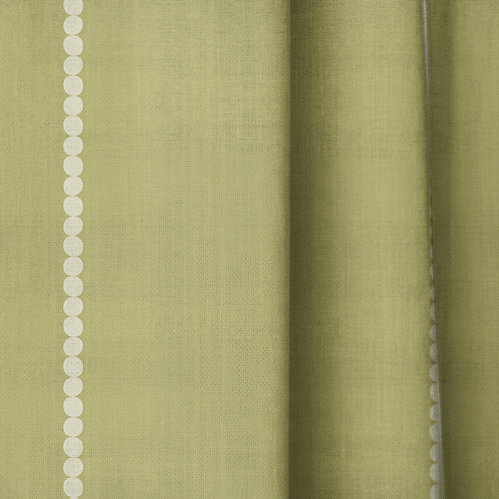 Araminta Green - Curtain Panel - The Drapery