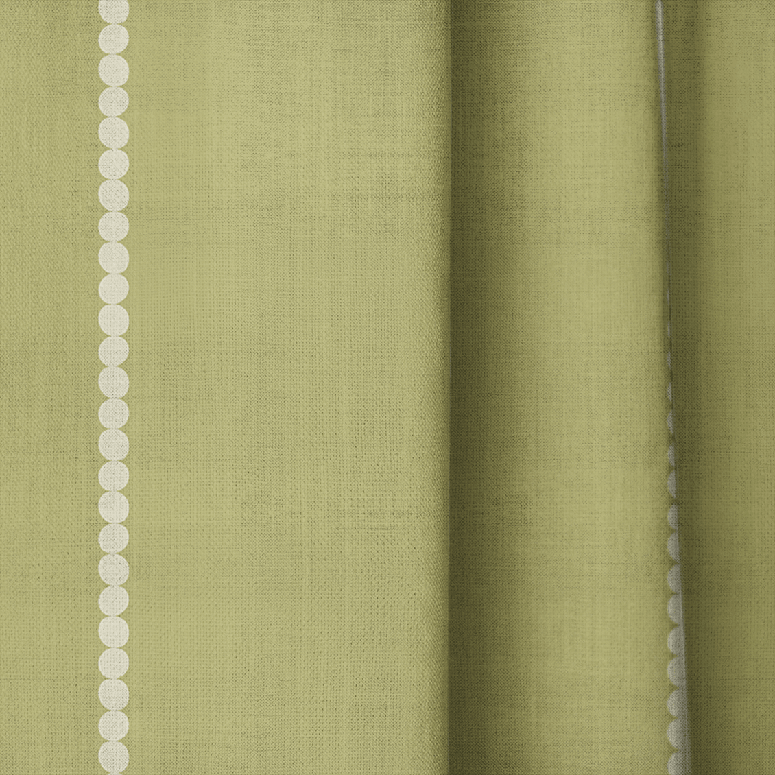 Araminta Green - Curtain Panel - The Drapery