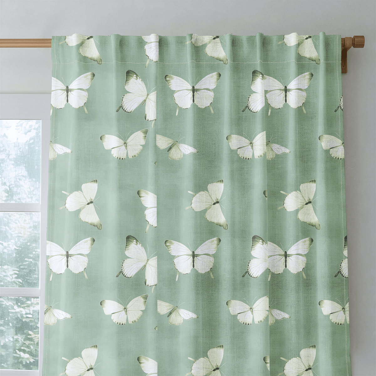 Aria Butterfly - Curtain Panel - The Drapery