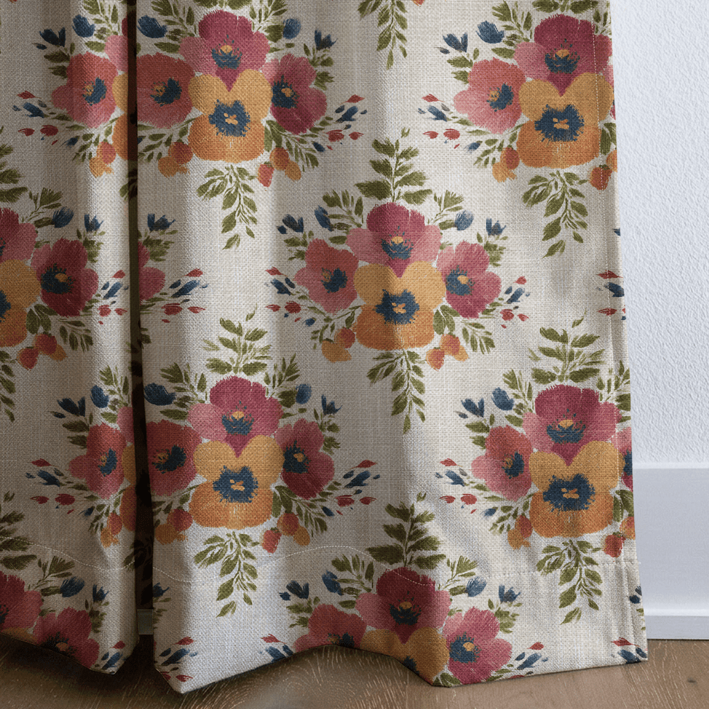 Aristea Bouquet - Curtain Panel - The Drapery