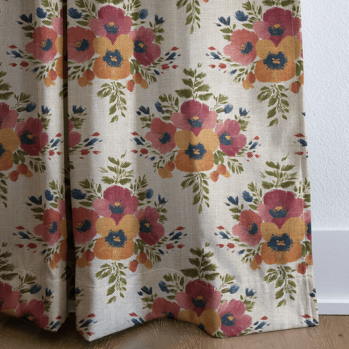 Aristea Bouquet - Curtain Panel - The Drapery
