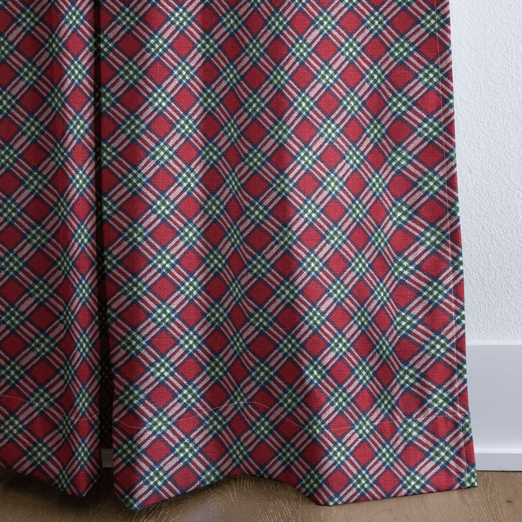 Arletta Plaid - Curtain Panel - The Drapery