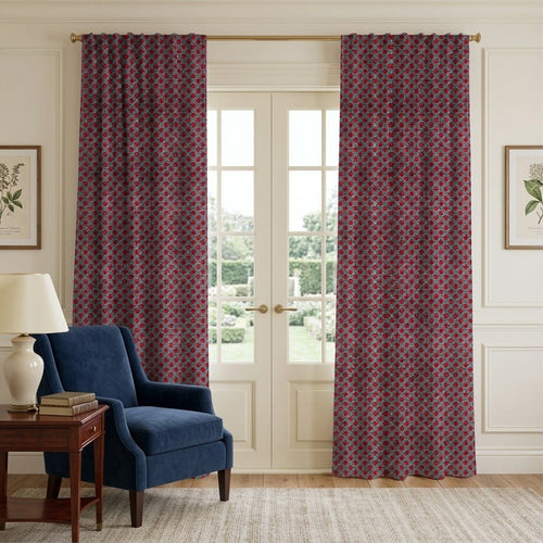 Arletta Plaid - Curtain Panel - The Drapery
